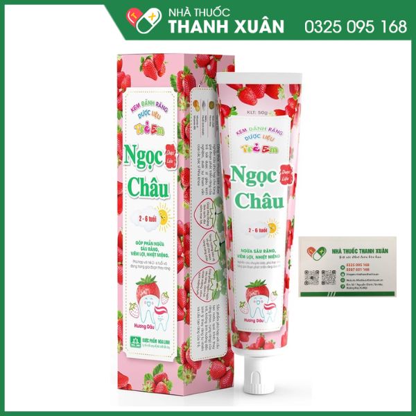 Kem đánh răng dược liệu Ngọc Châu Trẻ em